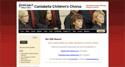Desktop Screenshot of cantabella.org